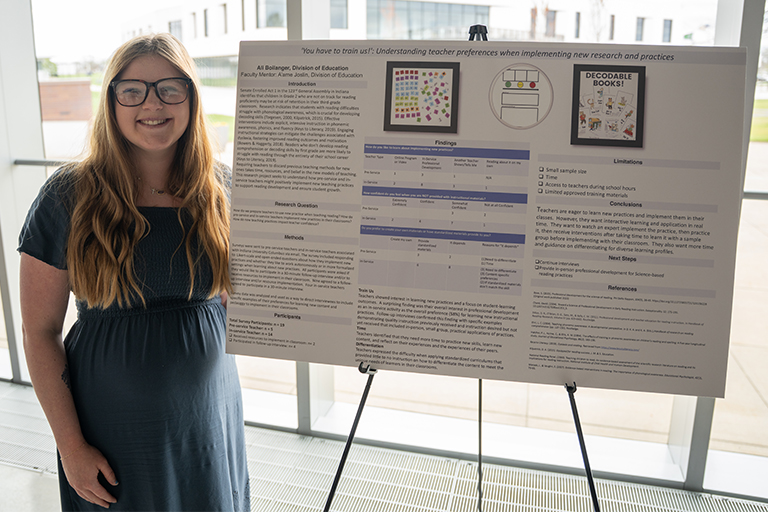 Ali Boilanger at OSR Exhibition