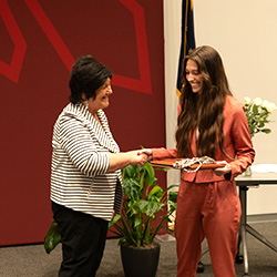 Student gets award